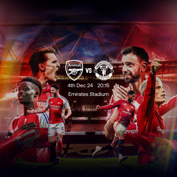 Arsenal v Man Utd - x2 VIP Hospitality Package