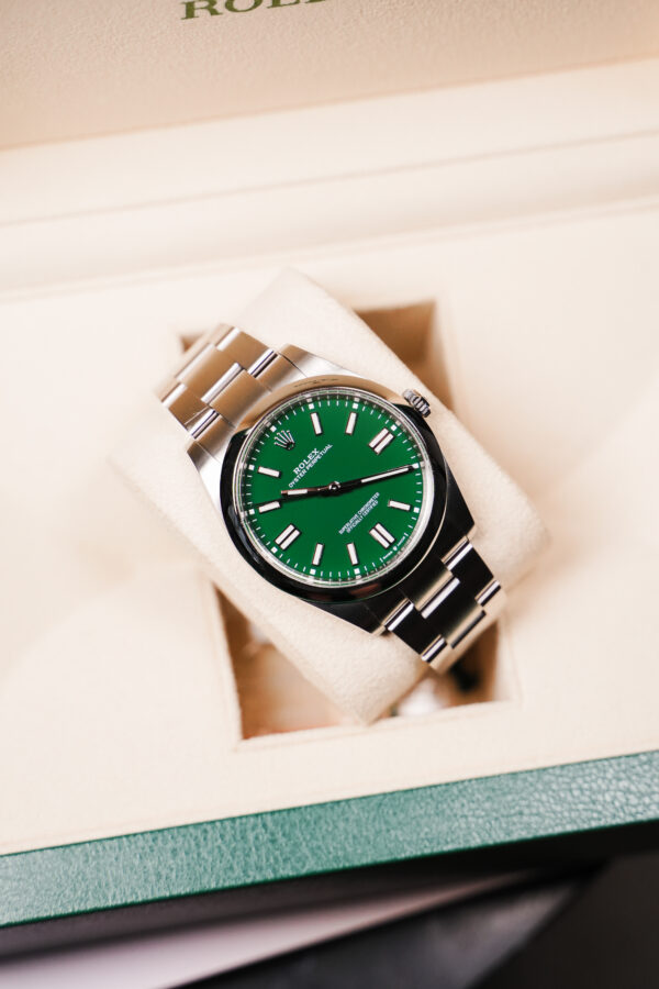 Rolex Oyster Perpetual - Green - Image 4