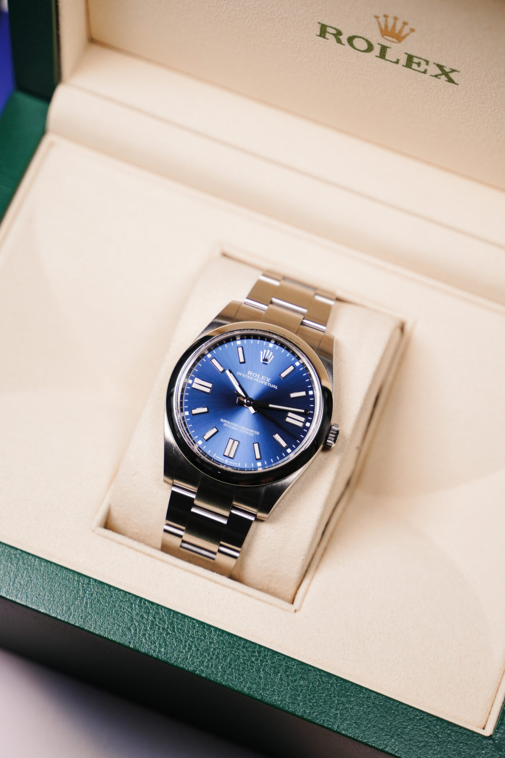 Rolex Oyster Perpetual - Blue - Image 3