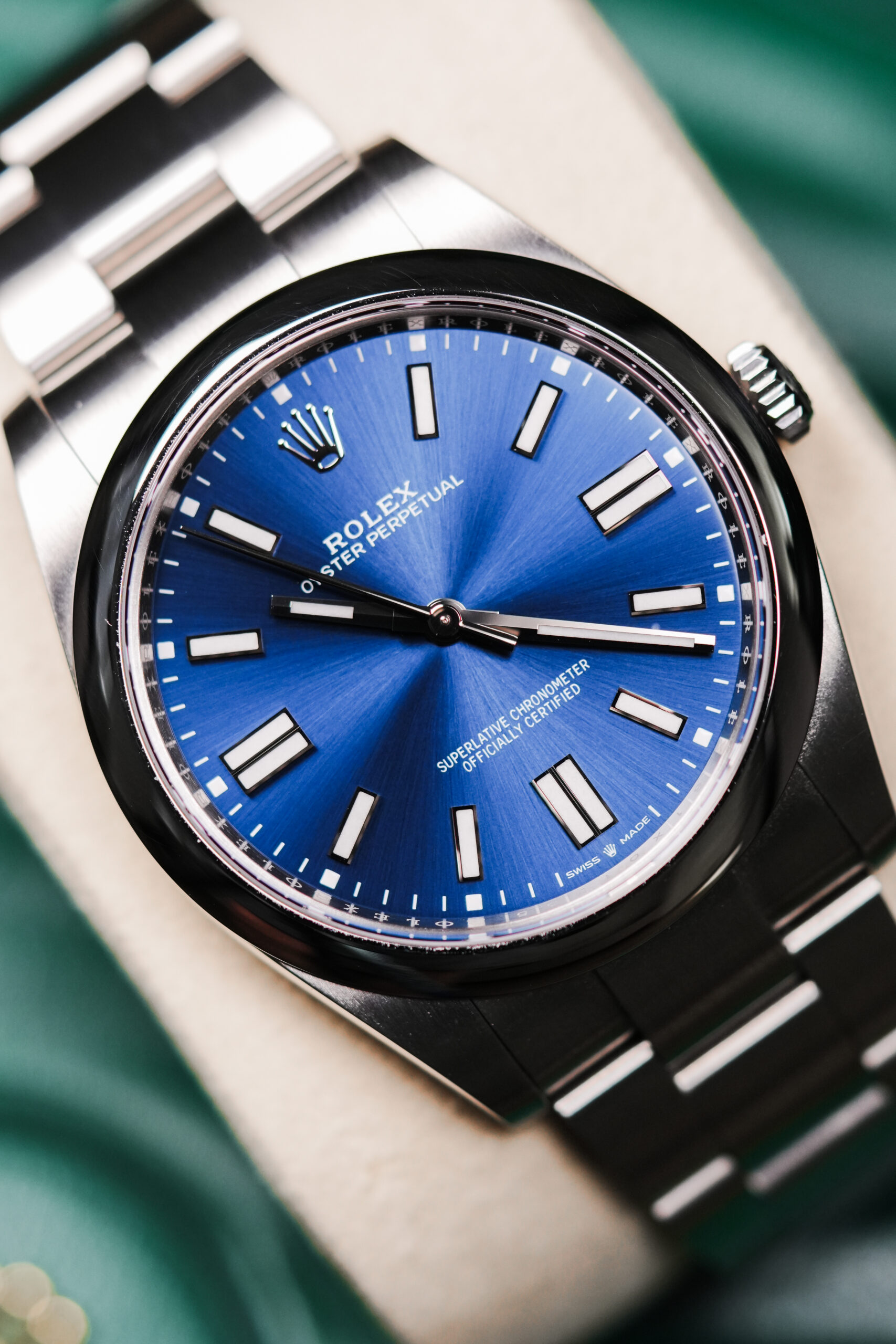 Rolex Oyster Perpetual - Blue - Image 4