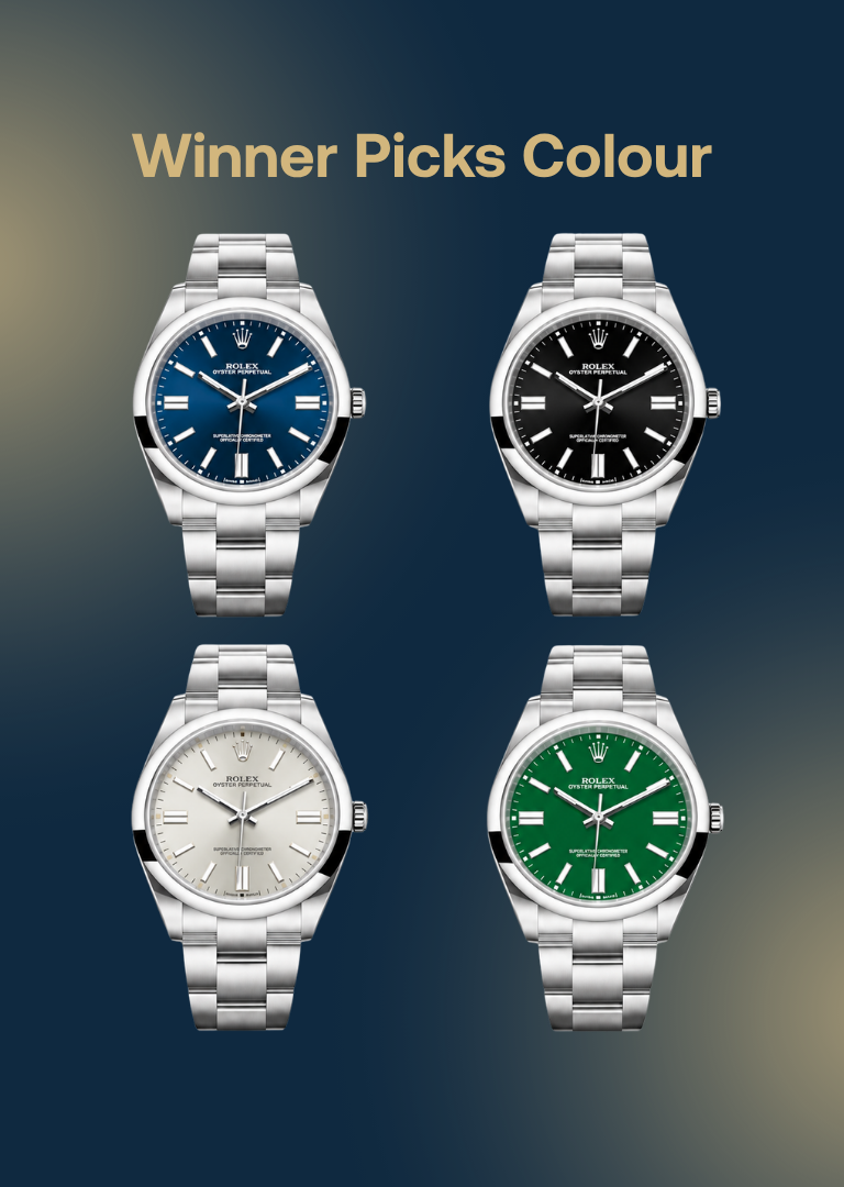 Rolex Oyster Perpetual (Winner Picks Colour)